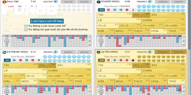 Cách thức tham gia chơi xổ số Keno chuẩn nhất 