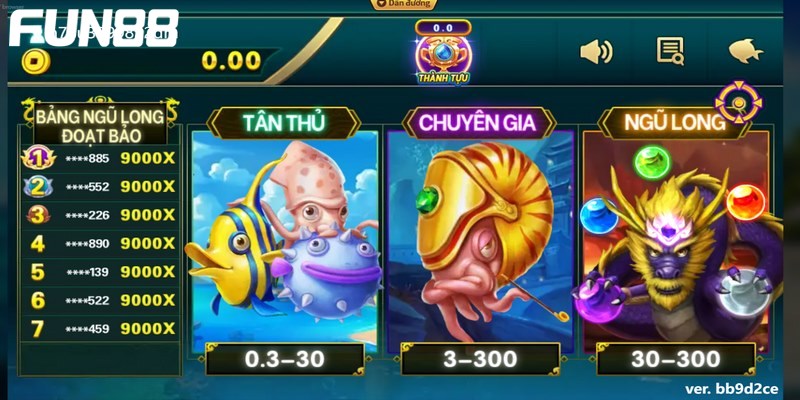 Hướng dẫn trải nghiệm chơi game bắn cá ngũ long 